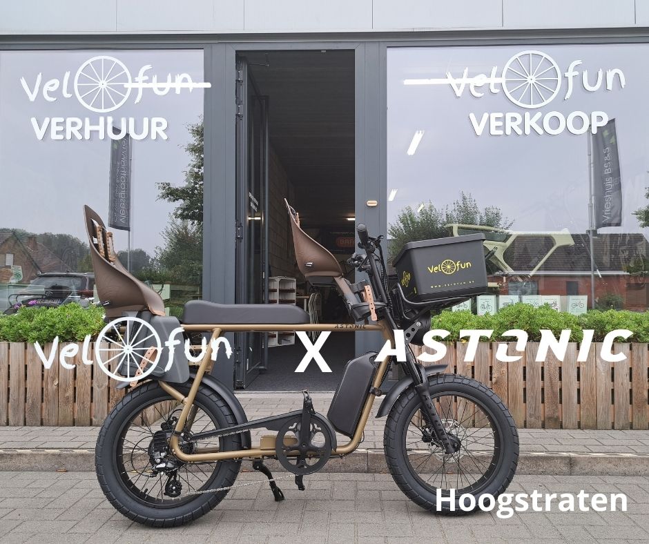 Fietsenwinkel Velofun in Hoogstraten toont hoogwaardige Astonic e-bikes en fatbikes