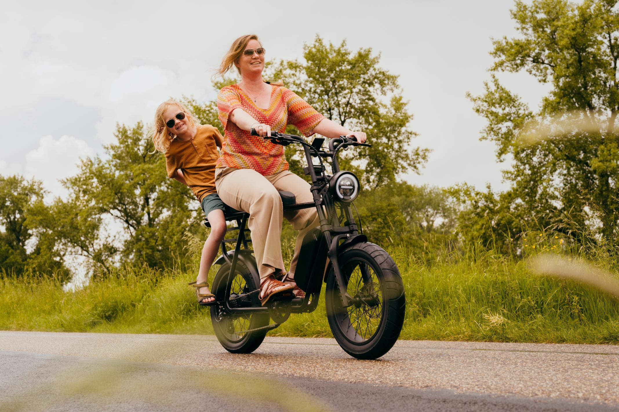 Heavier than the average E-Bike, sleeker than a Fatbike